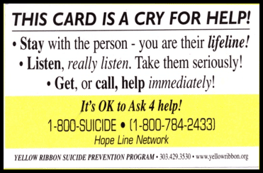 Yellow Ribbon Suicide Prevention Program®