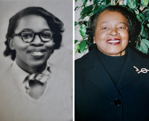 Graduación de Bertha C. Wilson y foto de alumna distinguida.