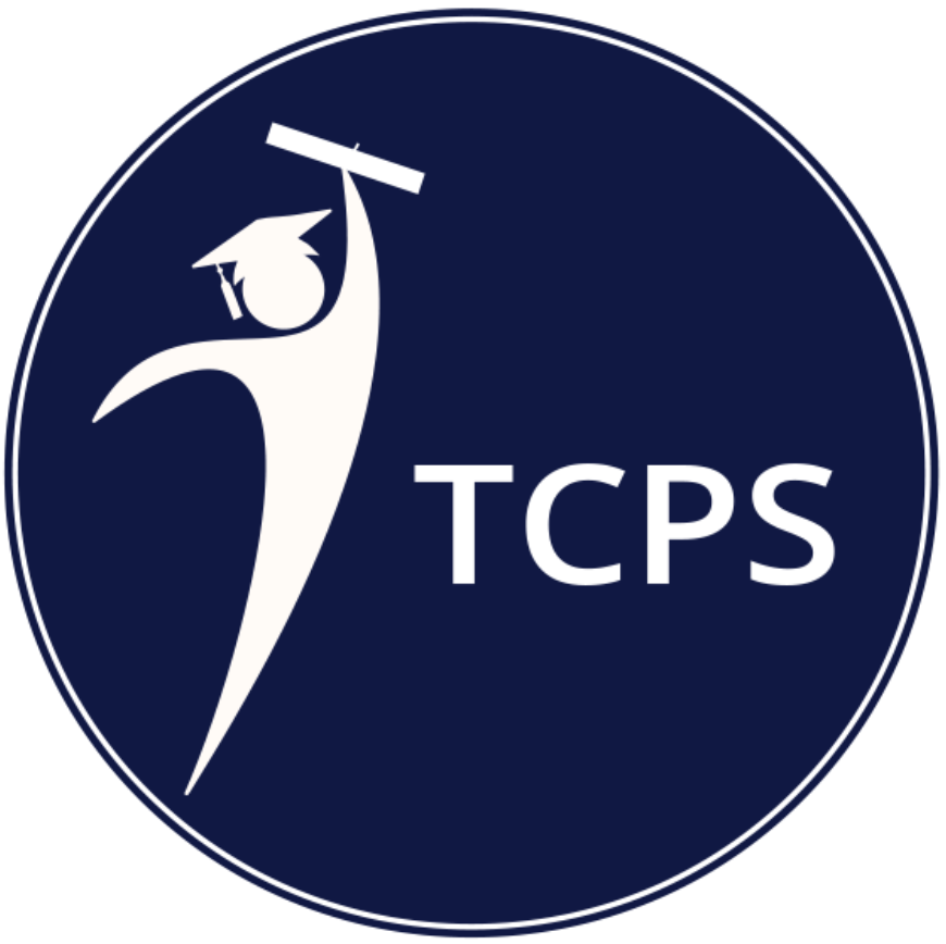 Logotipo redondo de las escuelas públicas del condado de Talbot