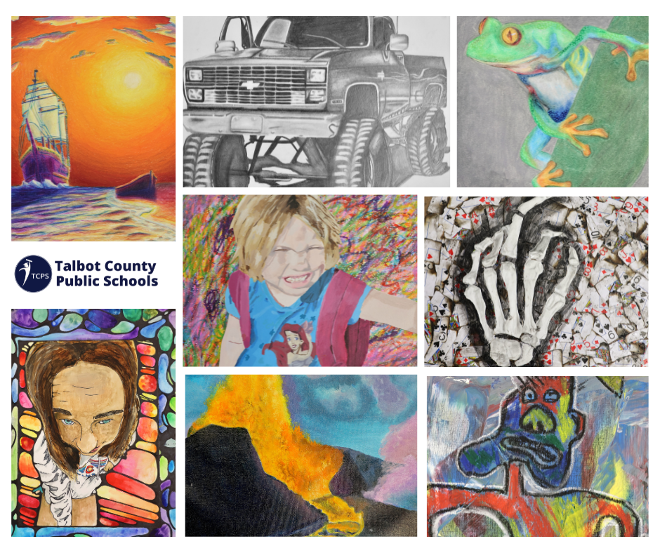 SMMHS art gallery collage graphic